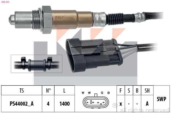 Sonda Lambda 498 533 KW